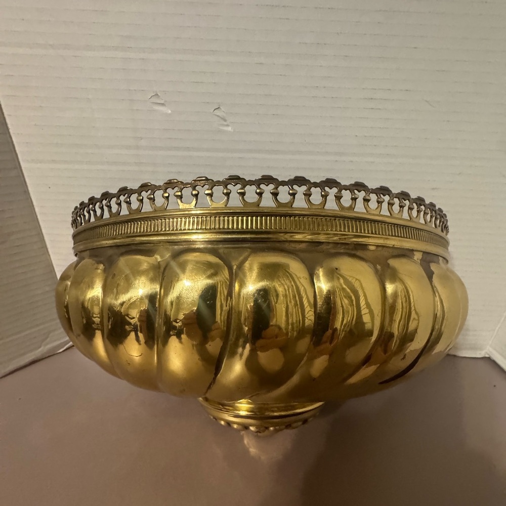 Large vintage wall pocket